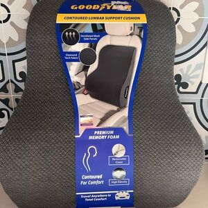 Diamond Supply Co. Gray Lumbar Support Cushion